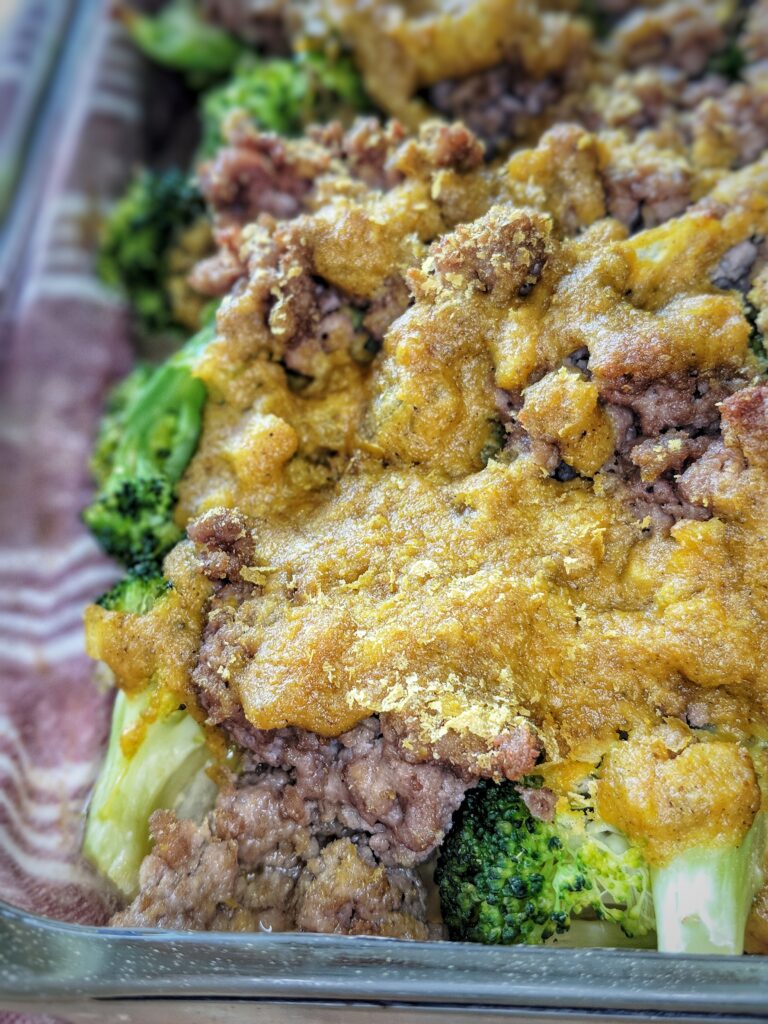 This dairy-free variation of a classic divan style casserole is loaded with nutrient-dense broccoli, protein-packed turkey and an incredible dairy-free cheese sauce. You're going to love it!