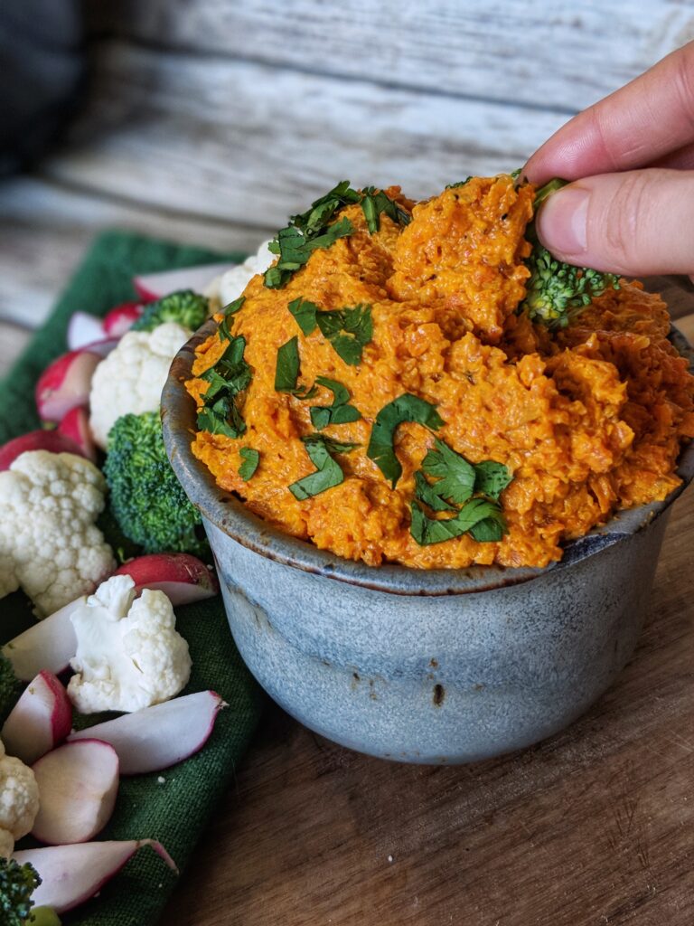 Easy Vegan Slow Cooker Spiced Carrot Dip