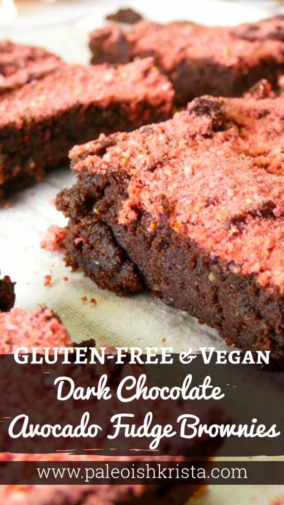 Made with #Vegan and #Paleo ingredients, these dark chocolate avocado fudge #brownies are the perfect sweet treat to add to your #healthy lifestyle! ENJOY! :)