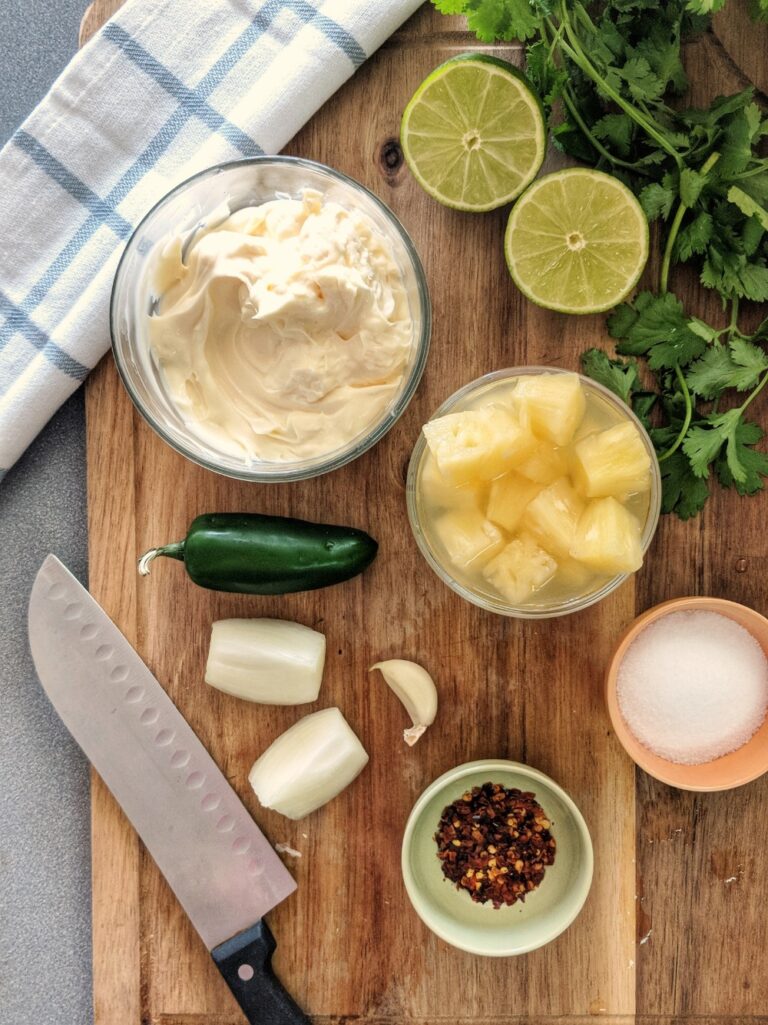 Jalapeno Pineapple Aioli Whole30 Dip & Sauce